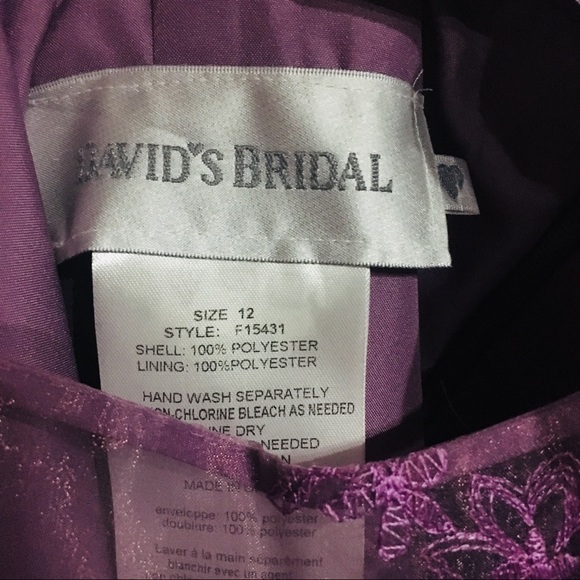 Lavender Lace Formal Dress - Picture 4 of 4